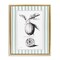 Stupell Industries Vintage Citrus Green Stripes Floating Frame, design by Lettered and Lined